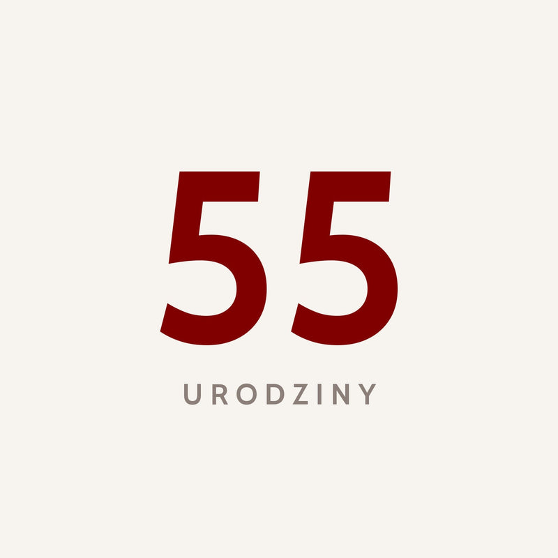 Koszulki na 55 urodziny