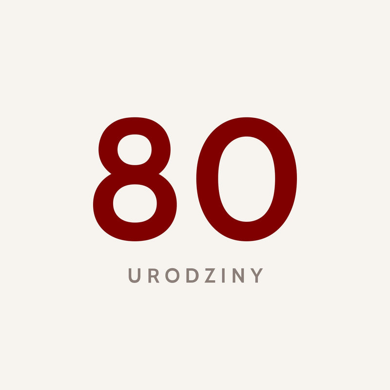Koszulki na 80 urodziny