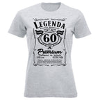 60 Urodziny DAMSKA - Legenda. Koszulka urodzinowa na 60 Lat dla kobiet inspirowana Jack Daniels