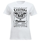 60 Urodziny DAMSKA - Legenda. Koszulka urodzinowa na 60 Lat dla kobiet inspirowana Jack Daniels